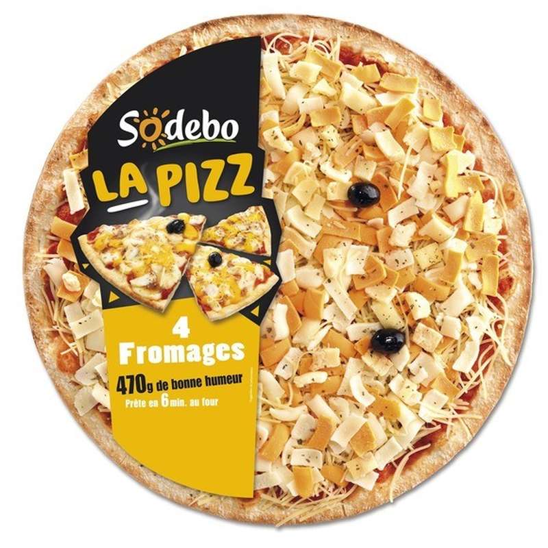 Logo Pizza 3 Fromages (individuelle)